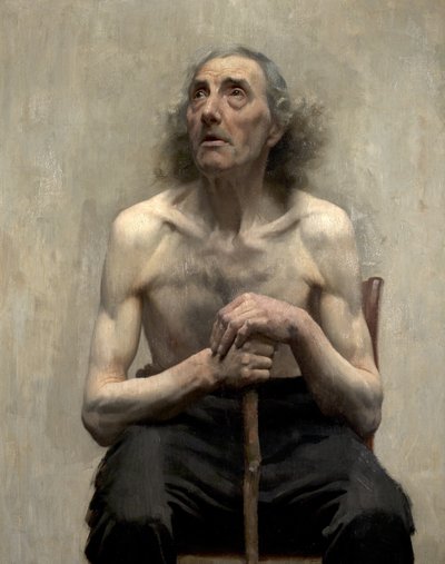 ベルギーのモデル、1890年頃 作： Herbert Wilson Foster