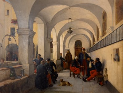 1859年、ニースに到着したフランス騎兵隊、1859年頃（油彩・キャンバス） 作： Hercule Trachel