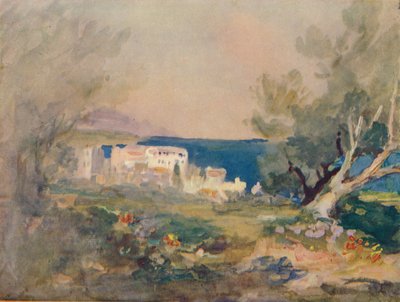 地中海沿岸、1880年、1905年 作： Hercules Brabazon Brabazon