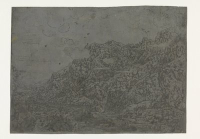 低い雲のある岩の多い風景 雲が低いロッキー バレー 作： Hercules Segers