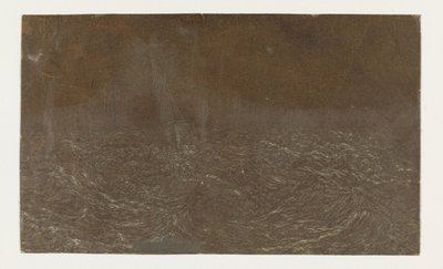 荒れた海での船 作： Hercules Segers