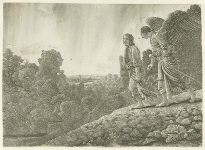 トビアスと天使 作： Hercules Segers