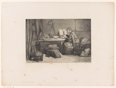 研究中の学者 作： Herman Frederik Carel ten Kate