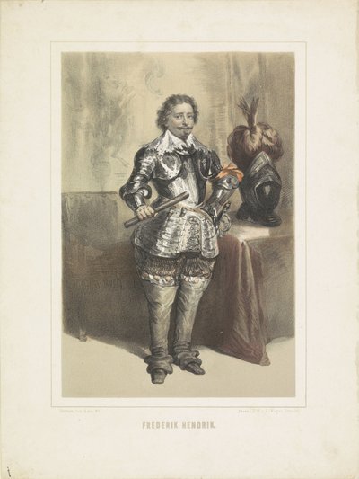 オレンジの王子、フレデリック・ヘンドリックの肖像 作： Herman Frederik Carel ten Kate