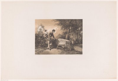 公園で 2 つのカップル 作： Herman Frederik Carel ten Kate