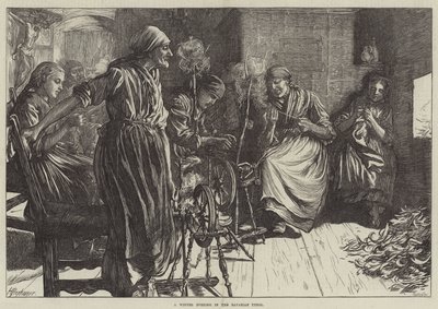 バイエルンのチロルの冬の夜 作： Herman Gustave Herkomer