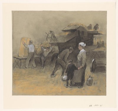 穀物の収穫 作： Herman Heijenbrock (possibly)