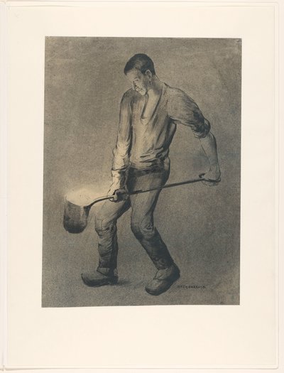 鉄じょうろ 作： Herman Heijenbrock (signed by artist)