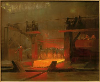 圧延機の労働者 作： Herman Heijenbrock