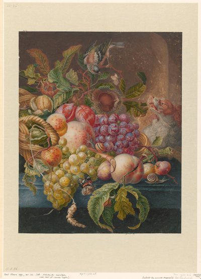 果物のある静物 作： Herman Henstenburgh (possibly)
