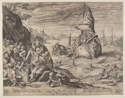 ミレトス付近で難破した聖パウロ 作： Herman Jansz. Muller
