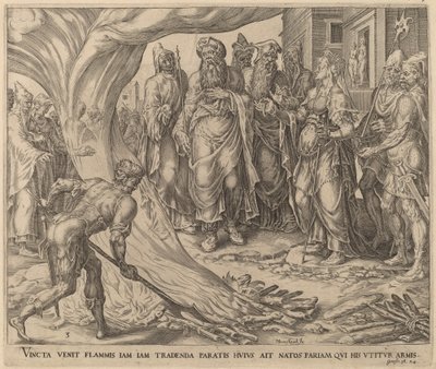 タマルの処刑 作： Herman Jansz Muller after Maerten van Heemskerck