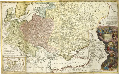 マスコビーの地図 作： Herman Moll
