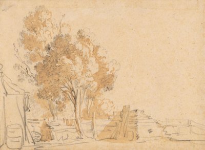 庭の木々 作： ハーマン・サフレーベン