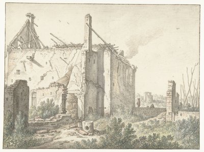 ユトレヒトの家の廃墟 作： Herman Saftleven