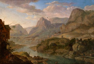 風景、17世紀 作： Herman Saftleven the Younger