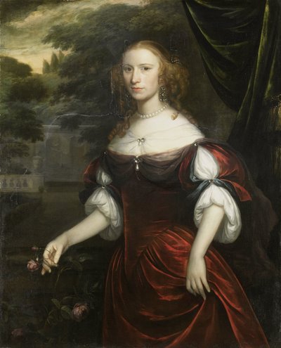 女性の肖像 作： Herman Verelst