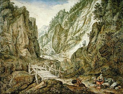 山の風景 作： Herman the Younger Saftleven