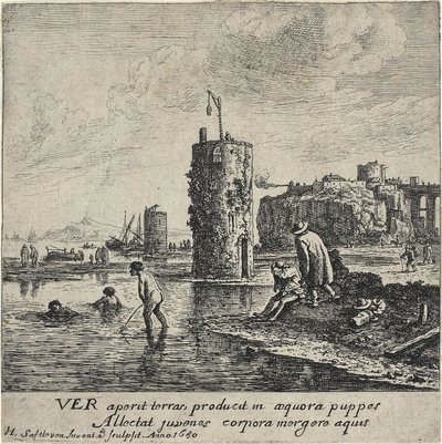 春、1650 作： Herman the Younger Saftleven