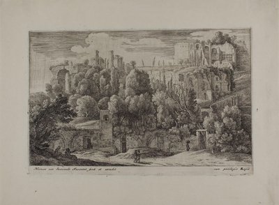 アンティーク円形劇場跡 作： Herman van Swanevelt