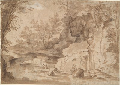 川の風景 作： Herman van Swanevelt
