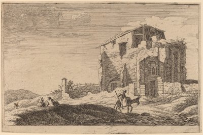 廃墟の景色 作： Herman van Swanevelt