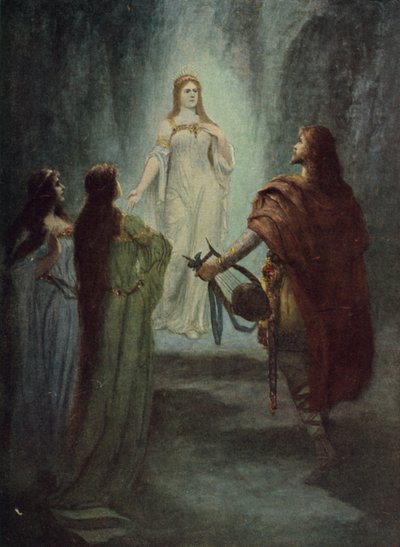 彼は美しい女性を見た 作： Hermann Hendrich