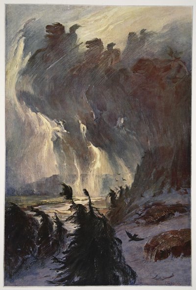 ヴァルキリーの騎士、1906 作： Hermann Hendrich