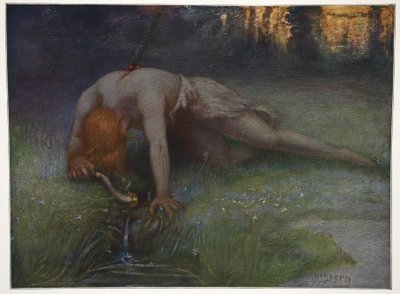 ジークフリートの死、1906年 作： Hermann Hendrich