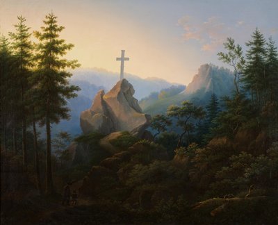 ハルツ山脈のブロッケンの麓にあるイルゼンシュタイン 作： Hermann Josef Neefe