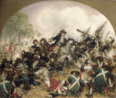 トリノの戦いにおける1883年の古いDessauer 作： Hermann Joseph Wilhelm Knackfuss