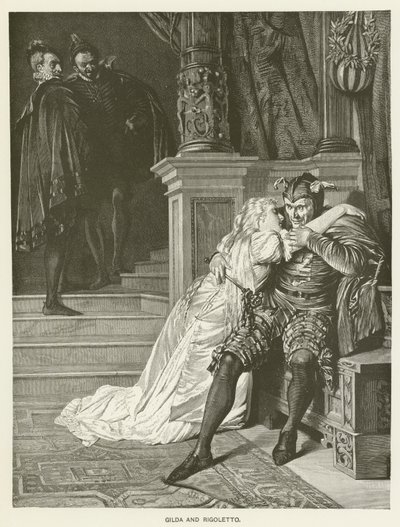 ギルダとリゴレット 作： Hermann Kaulbach