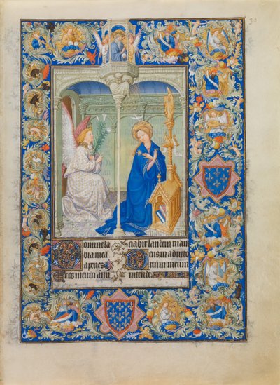 ジャン・ド・フランスのベル・ウール、ベリー公、1405-14081409 作： Hermann Limbourg
