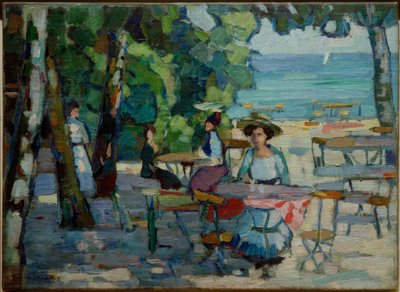 アンマーゼーのコーヒーガーデン 作： Hermann Stenner