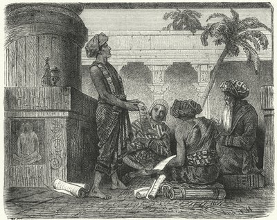 古代インドのブラフミン 作： Hermann Vogel
