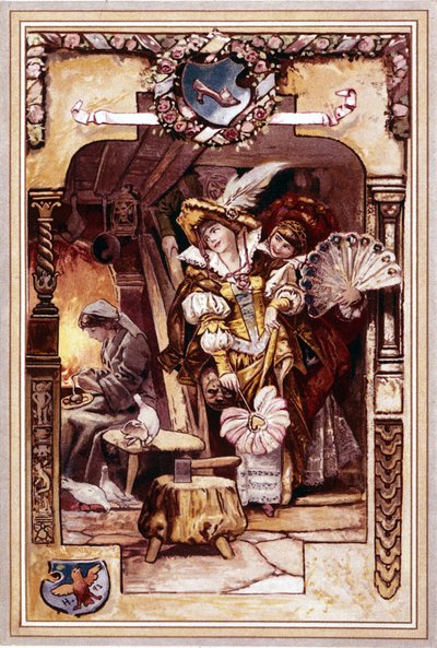 シンデレライラスト：Hermann Vogel 作： Hermann Vogel