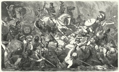 紀元前413年、シチリア島のアテナイ軍の敗北 作： Hermann Vogel