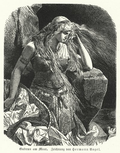海のそばのガドルン 作： Hermann Vogel