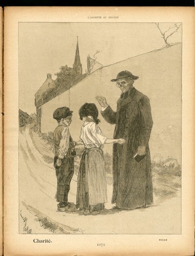 The Butter Plate, number 64, Satirical in B&W 作： Hermann Vogel