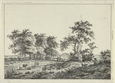 製図工と犬のいる風景 作： Hermanus Fock