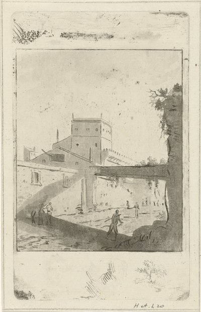 街並み イタリアの風景 作： Hermanus Fock