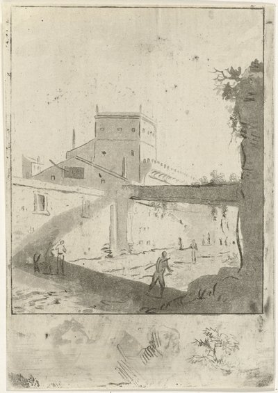 街並み イタリアの風景 作： Hermanus Fock