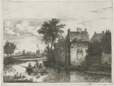 4人乗りのボート 作： Hermanus Jan Hendrik van Rijkelijkhuysen