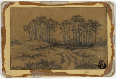 木の小道 作： Hermanus Koekkoek