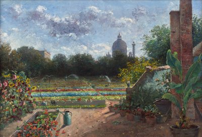 ウィーンの植物園 作： Hermine Lang Laris