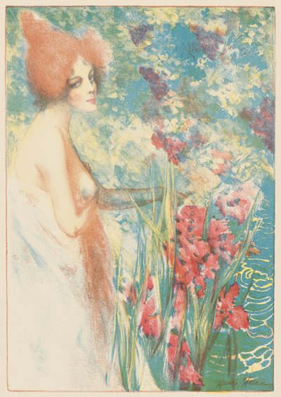 メイフラワーズ、1897年頃。 作： Herrmann