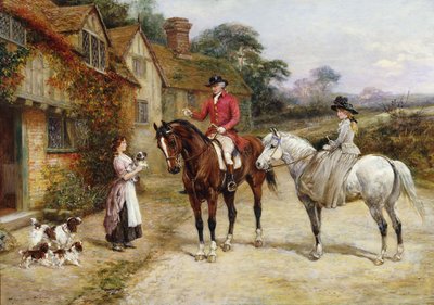 私の女性のための子犬 作： Heywood Hardy