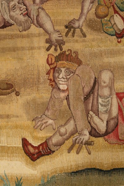 ヒエロニムス・ボスの作品に着想を得たタペストリー、1560年頃（金、銀、絹、羊毛） 作： Hieronymus (after) Bosch