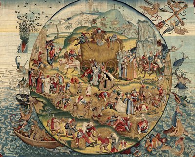ヒエロニムス・ボスの作品に着想を得たタペストリー、1560年頃（金、銀、絹、羊毛） 作： Hieronymus (after) Bosch