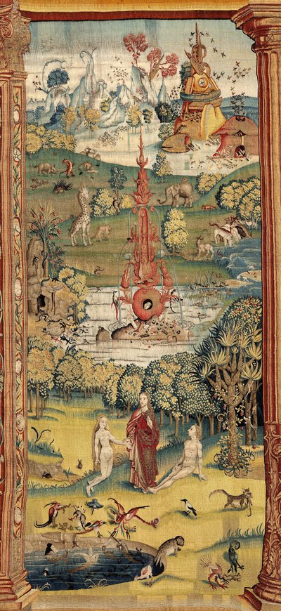 快楽の園。 約。 1560年（タペストリー） 作： Hieronymus (after) Bosch